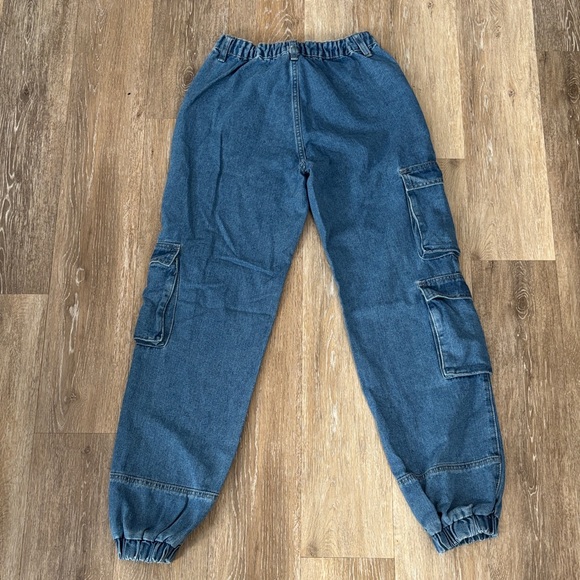 SHEIN Denim Cargo Joggers - Picture 4 of 4